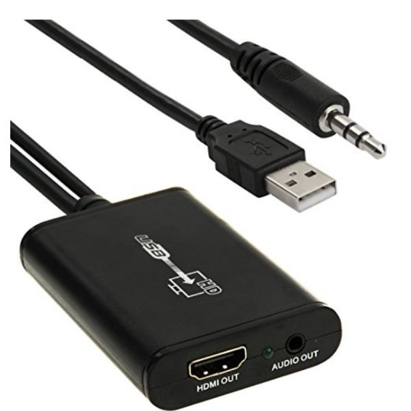 Displaylink USB 2.0 to HDMI converter fits